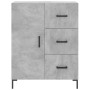 Aparador de madera de ingeniería gris hormigón 69,5x34x90 cm de vidaXL, Aparadores - Ref: Foro24-827920, Precio: 96,21 €, Des...