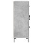 Aparador de madera de ingeniería gris hormigón 69,5x34x90 cm de vidaXL, Aparadores - Ref: Foro24-827920, Precio: 96,21 €, Des...