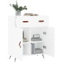 Aparador de madera de ingeniería blanco 69,5x34x90 cm de vidaXL, Aparadores - Ref: Foro24-827948, Precio: 86,54 €, Descuento: %