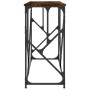 Mesa consola madera de ingeniería roble ahumado 100x40x80 cm en Mesas auxiliares | Comprar online en Foru.es
