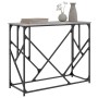 Mesa consola madera de ingeniería gris Sonoma 100x40x80 cm en Mesas auxiliares | Comprar online en Foru.es
