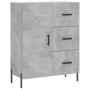 Aparador de madera de ingeniería gris hormigón 69,5x34x90 cm de vidaXL, Aparadores - Ref: Foro24-827928, Precio: 105,89 €, De...