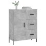 Aparador de madera de ingeniería gris hormigón 69,5x34x90 cm de vidaXL, Aparadores - Ref: Foro24-827928, Precio: 105,89 €, De...