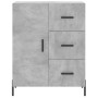 Aparador de madera de ingeniería gris hormigón 69,5x34x90 cm de vidaXL, Aparadores - Ref: Foro24-827928, Precio: 105,89 €, De...