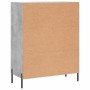 Aparador de madera de ingeniería gris hormigón 69,5x34x90 cm de vidaXL, Aparadores - Ref: Foro24-827928, Precio: 105,89 €, De...