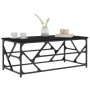 Mesa de centro de madera contrachapada negro 100x50x40 cm en Mesas de centro | Comprar online en Foru.es