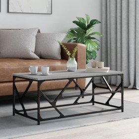 Mesa de centro madera contrachapada gris Sonoma 100x50x40 cm en Mesas de centro | Comprar online en Foru.es