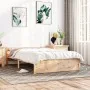 Estructura de cama madera maciza 120x200 cm de vidaXL, Camas y somieres - Ref: Foro24-815039, Precio: 113,28 €, Descuento: %