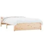 Estructura de cama madera maciza 120x200 cm de vidaXL, Camas y somieres - Ref: Foro24-815039, Precio: 113,28 €, Descuento: %