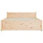 Estructura de cama madera maciza 120x200 cm de vidaXL, Camas y somieres - Ref: Foro24-815039, Precio: 113,28 €, Descuento: %