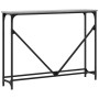 Mesa consola madera de ingeniería gris Sonoma 102x22,5x75 cm en Mesas auxiliares | Comprar online en Foru.es