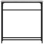 Mesa consola madera de ingeniería gris Sonoma 75x19,5x75 cm en Mesas auxiliares | Comprar online en Foru.es