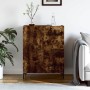 Aparador de madera de ingeniería roble ahumado 69,5x34x90 cm de vidaXL, Aparadores - Ref: Foro24-827921, Precio: 70,85 €, Des...