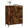 Aparador de madera de ingeniería roble ahumado 69,5x34x90 cm de vidaXL, Aparadores - Ref: Foro24-827921, Precio: 70,85 €, Des...