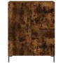 Aparador de madera de ingeniería roble ahumado 69,5x34x90 cm de vidaXL, Aparadores - Ref: Foro24-827921, Precio: 70,85 €, Des...