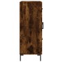 Aparador de madera de ingeniería roble ahumado 69,5x34x90 cm de vidaXL, Aparadores - Ref: Foro24-827921, Precio: 70,85 €, Des...