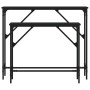 Mesas consolas 2 unidades madera de ingeniería negra en Mesas auxiliares | Comprar online en Foru.es