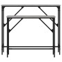 Mesas consolas 2 unidades madera de ingeniería gris Sonoma en Mesas auxiliares | Comprar online en Foru.es