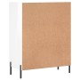 Aparador de madera contrachapada blanco brillante 69,5x34x90 cm de vidaXL, Aparadores - Ref: Foro24-827990, Precio: 103,75 €,...