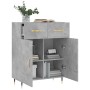 Aparador de madera de ingeniería gris hormigón 69,5x34x90 cm de vidaXL, Aparadores - Ref: Foro24-827960, Precio: 83,95 €, Des...