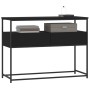 Mesa consola madera de ingeniería negra 100x40x75 cm en Mesas auxiliares | Comprar online en Foru.es