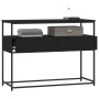 Mesa consola madera de ingeniería negra 100x40x75 cm en Mesas auxiliares | Comprar online en Foru.es