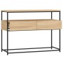 Mesa consola madera de ingeniería roble Sonoma 100x40x75 cm en Mesas auxiliares | Comprar online en Foru.es