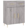 Aparador de madera de ingeniería gris Sonoma 69,5x34x90 cm de vidaXL, Aparadores - Ref: Foro24-827970, Precio: 86,14 €, Descu...