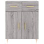 Aparador de madera de ingeniería gris Sonoma 69,5x34x90 cm de vidaXL, Aparadores - Ref: Foro24-827970, Precio: 86,14 €, Descu...