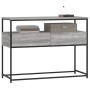 Mesa consola madera de ingeniería gris Sonoma 100x40x75 cm en Mesas auxiliares | Comprar online en Foru.es