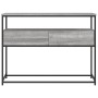 Mesa consola madera de ingeniería gris Sonoma 100x40x75 cm en Mesas auxiliares | Comprar online en Foru.es