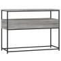 Mesa consola madera de ingeniería gris Sonoma 100x40x75 cm en Mesas auxiliares | Comprar online en Foru.es