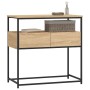 Mesa consola roble Sonoma 75x40x75 cm madera de ingeniería en Mesas auxiliares | Comprar online en Foru.es
