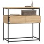 Mesa consola roble Sonoma 75x40x75 cm madera de ingeniería en Mesas auxiliares | Comprar online en Foru.es