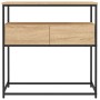 Mesa consola roble Sonoma 75x40x75 cm madera de ingeniería en Mesas auxiliares | Comprar online en Foru.es