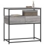 Mesa consola madera de ingeniería gris Sonoma 75x40x75 cm en Mesas auxiliares | Comprar online en Foru.es