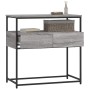 Mesa consola madera de ingeniería gris Sonoma 75x40x75 cm en Mesas auxiliares | Comprar online en Foru.es