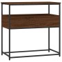 Mesa consola madera de ingeniería marrón roble 75x40x75 cm en Mesas auxiliares | Comprar online en Foru.es