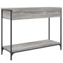 Mesa consola madera de ingeniería gris Sonoma 100x34,5x75 cm en Mesas auxiliares | Comprar online en Foru.es