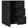 Aparador de madera de ingeniería negro 69,5x34x90 cm de vidaXL, Aparadores - Ref: Foro24-828013, Precio: 96,91 €, Descuento: %