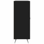 Aparador de madera de ingeniería negro 69,5x34x90 cm de vidaXL, Aparadores - Ref: Foro24-828013, Precio: 96,91 €, Descuento: %