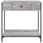 Mesa consola madera de ingeniería gris Sonoma 75x34,5x75 cm en Mesas auxiliares | Comprar online en Foru.es