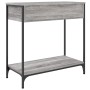 Mesa consola madera de ingeniería gris Sonoma 75x34,5x75 cm en Mesas auxiliares | Comprar online en Foru.es