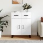 Aparador de madera contrachapada blanco brillante 69,5x34x90 cm de vidaXL, Aparadores - Ref: Foro24-828006, Precio: 101,49 €,...