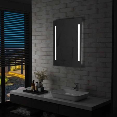 Espejo de pared de baño con LED 60x80 cm en Espejos | Comprar online en Foru.es