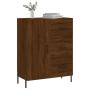 Aparador de madera de ingeniería marrón roble 69,5x34x90 cm de vidaXL, Aparadores - Ref: Foro24-827931, Precio: 109,49 €, Des...
