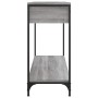 Mesa consola madera de ingeniería gris Sonoma 100x34,5x75 cm en Mesas auxiliares | Comprar online en Foru.es