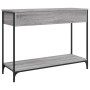 Mesa consola madera de ingeniería gris Sonoma 100x34,5x75 cm en Mesas auxiliares | Comprar online en Foru.es