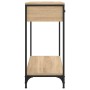 Mesa consola madera de ingeniería roble Sonoma 75x34,5x75 cm en Mesas auxiliares | Comprar online en Foru.es