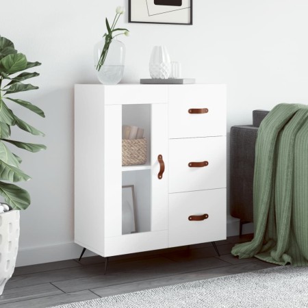 Aparador de madera de ingeniería blanco 69,5x34x90 cm de vidaXL, Aparadores - Ref: Foro24-828012, Precio: 96,98 €, Descuento: %